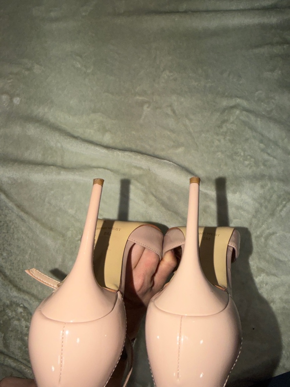 Nine West Slingback Pump Collection — Yellow Green, Black, White & Nude - Picture 13 of 16